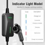 CALION Portable Level 1&2 EV Charger - 16A, 25FT Cable