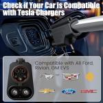 NACS to CCS1 Charger Adapter for Tesla Fast Charging