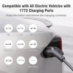 CALION Portable Level 1&2 EV Charger - 16A, 25FT Cable