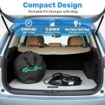 Level 1 & 2 EV Charger with 26FT Cable