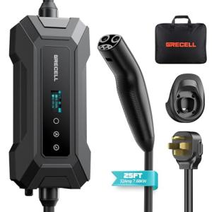 Portable Level 2 EV Charger for Tesla 32Amp