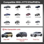 Tesla to J1772 Charging Adapter, 60A 250V