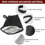 Magnetic Waterproof EV Charger Plug Cover - Black