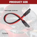 5-Pack 14 Gauge SAE Battery Connector Cables