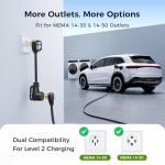 Grasside Level 2 Adjustable EV Charger with Smart Display
