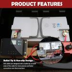 5-Pack 14 Gauge SAE Battery Connector Cables