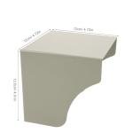 TOPPERFUN EV Charger Socket Protective Roof Cover