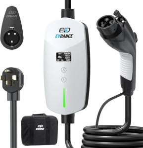 EVDANCE Level 2 Portable EV Charger 40A 240V