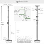 Barkan 57" Outdoor Universal EV Charger Stand