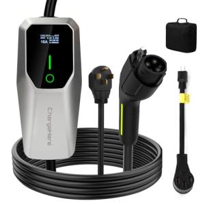CHARGEHERE 16A Portable EV Charger - 25ft