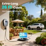 Level 2 EV Charger with Tesla Adapter & Smart App
