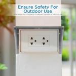 Weatherproof Stainless Steel Outlet Cover for Chargers