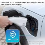 GODIAG Adjustable 16Amp EV Charger with 21ft Cable