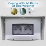 Weatherproof Stainless Steel Outlet Cover for Chargers