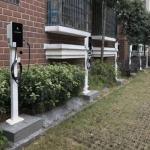 Outdoor EV Charger Pedestal Stand for Heavy-Duty Mount