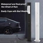 Heavy-Duty Outdoor EV Charging Station Stand