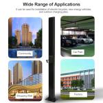 ZWIXYU Outdoor EV Charger Pedestal Stand