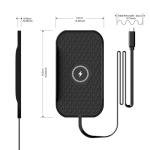 15W Wireless Car Charger Pad for iPhone and Android