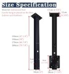 Freestanding EV Charger Cable Holder with Hook