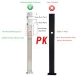 Freestanding Outdoor EV Charger Stand, Durable Design