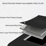 ZWIXYU Heavy-Duty Outdoor EV Charger Stand