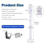 Outdoor EV Charger Stand - 150cm Weatherproof Pole