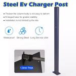 Outdoor EV Charger Stand - 150cm Weatherproof Pole