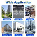 Outdoor EV Charger Stand - 150cm Weatherproof Pole