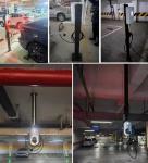 Freestanding EV Charger Cable Holder with Hook