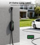 Portable Level 1 & 2 EV Charger, 21ft Cable
