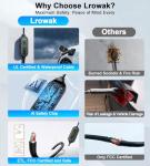 Portable Level 1 & 2 EV Charger, 21ft Cable