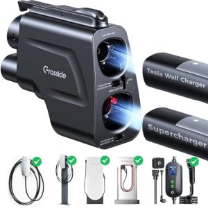 Grasside 2in1 Tesla Supercharger & CCS1 Adapter