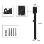 Outdoor EV Charger Stand with Hook & Durable Base