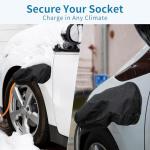 All-Weather EV Charger Port Cover with Magnetic Adhesion
