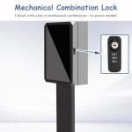 Outdoor EV Charger Stand, Weather-Resistant Support Pole