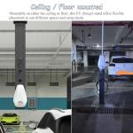 EV Charger Stand with Cable Organizer Holder