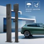 Outdoor EV Charger Stand - All-Weather Charging Station
