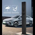 Outdoor EV Charger Stand with Hook & Durable Base