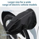 All-Weather EV Charger Port Cover with Magnetic Adhesion