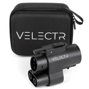 Velectr NACS to CCS Adapter – 500A 1000V Fast EV Charging for Tesla Superchargers | Tesla Charger Adapter Compatible with: Rivian,Ford,GM EVs