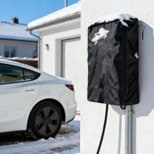EV Charger Cover for Wall Outdoor 14 x 10 x 18Inch, Electric Vehicle Charger Cover Waterproof for Tesla Wall Connector Level 2, with Zipper UV-Resistant All Weather Covers
