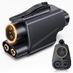 NACS to CCS1 Tesla Charger Adapter, Upgraded Max 500A 1000V nacs DC Adapter Fast Charge for EV Charging Tesla Supercharger Stations EV Charger Adapter Compatible with Ford GM Rivian Polestar EV