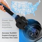 Velectr NACS to CCS Adapter – 500A 1000V Fast EV Charging for Tesla Superchargers | Tesla Charger Adapter Compatible with: Rivian,Ford,GM EVs