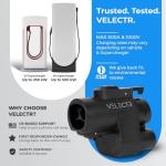 Velectr NACS to CCS Adapter – 500A 1000V Fast EV Charging for Tesla Superchargers | Tesla Charger Adapter Compatible with: Rivian,Ford,GM EVs