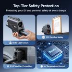 Raylix 2in1 Tesla Supercharger & Level 1&2 Charger to CCS1 Adapter (for CCS1 EVs Only), Max 500A 1000V DC/AC Fast Charging, Compatible with Tesla Supercharger/Wall/Destination/Mobile Connector