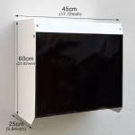 Doorhighpeak Universal EV Charger Protective Cover, Electric Vehicle Charging Station Protective Roof, Charging Post Roof Weatherproof Shield, Access Control Protective Cover