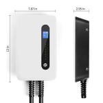 LEFANEV 32A 7.68KW EV Charger Level 2 Station, NEMA14-50 20ft Wall Electric Vehicle Charging Station for Electric and Hybrid Vehicles