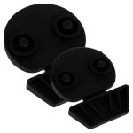 MUCKLILY Ev Charger Holder Charging Port Protective Cover for Outdoor Electric Car Charger Compatible with Model 3 Splashproof Dirtproof Car Charging Port Cover 3.14X2.55X0.39In