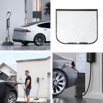 Charger Port Cover - Waterproof Strong Magnetic, Outdoor Dustproof Snow Proof Shield, Electric Vehicle Charger Plug Rain Cover with Heavy-Duty Protection, All-Weather Guard for Holiday Travel Road Tr