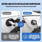 Charger Port Cover - Waterproof Strong Magnetic, Outdoor Dustproof Snow Proof Shield, Electric Vehicle Charger Plug Rain Cover with Heavy-Duty Protection, All-Weather Guard for Holiday Travel Road Tr